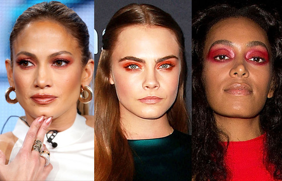 Red eyeshadow beauty trend Red eyeshadow beauty trend